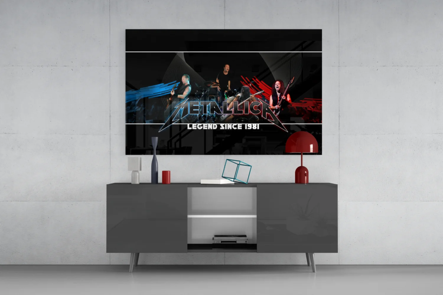 Metallica Glass Wall Art - Image 9