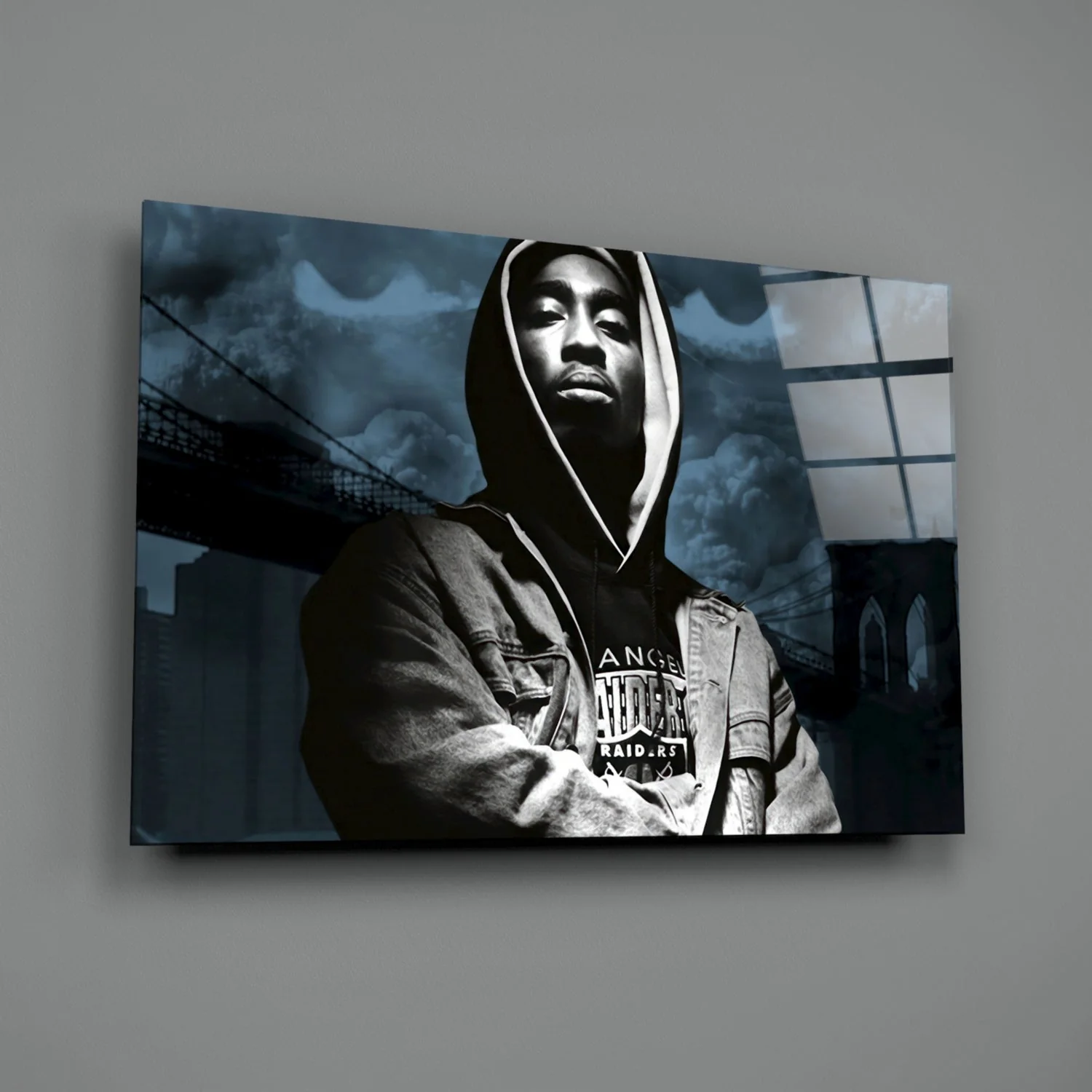 Tupac Shakur Glass Wall Art - Image 3