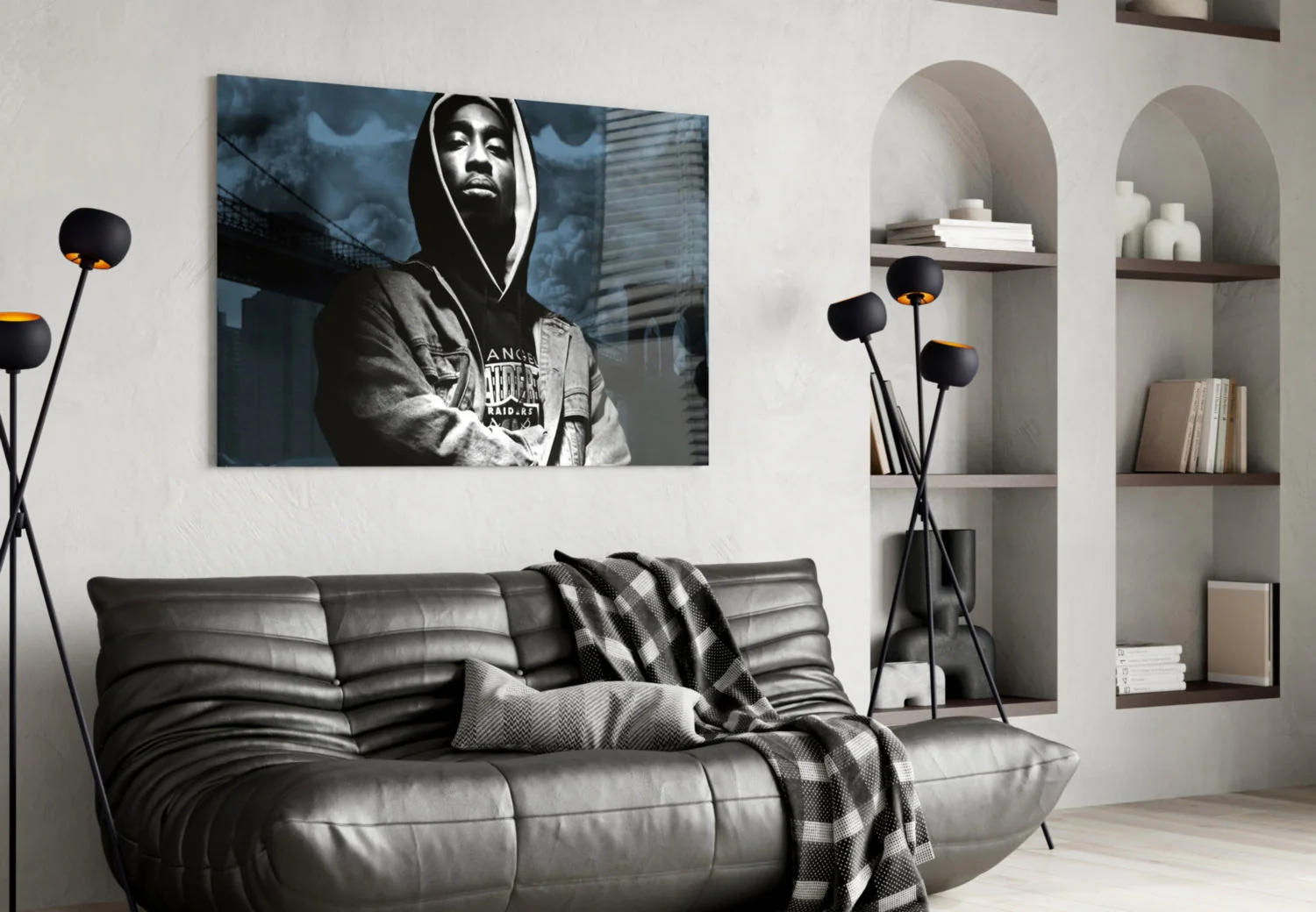 Tupac Shakur Glass Wall Art - Image 5