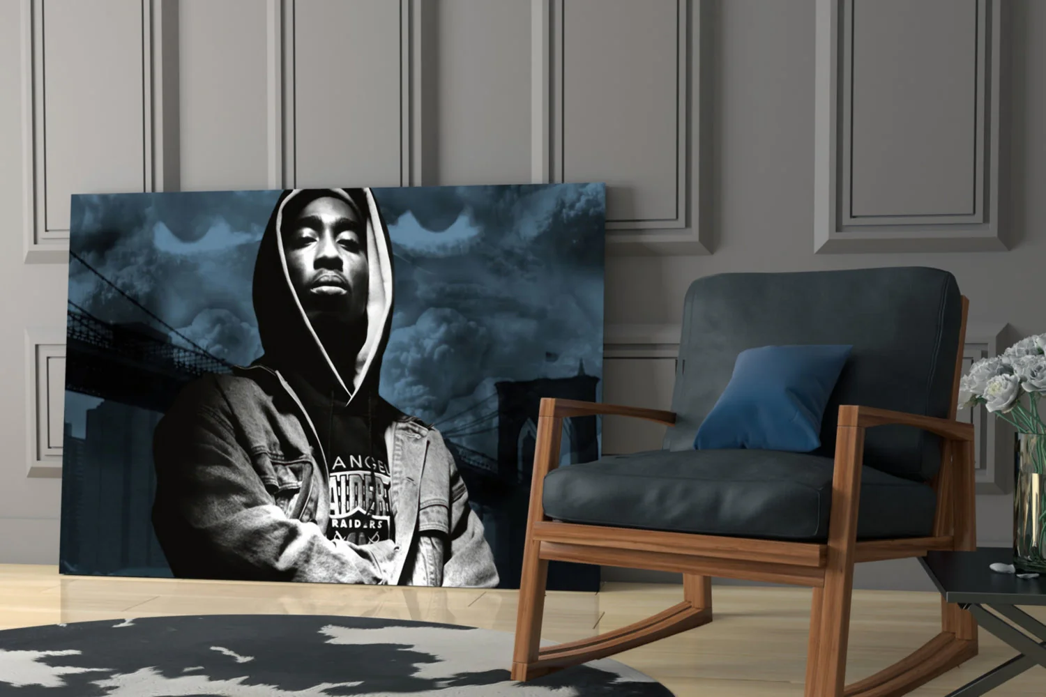 Tupac Shakur Glass Wall Art - Image 7