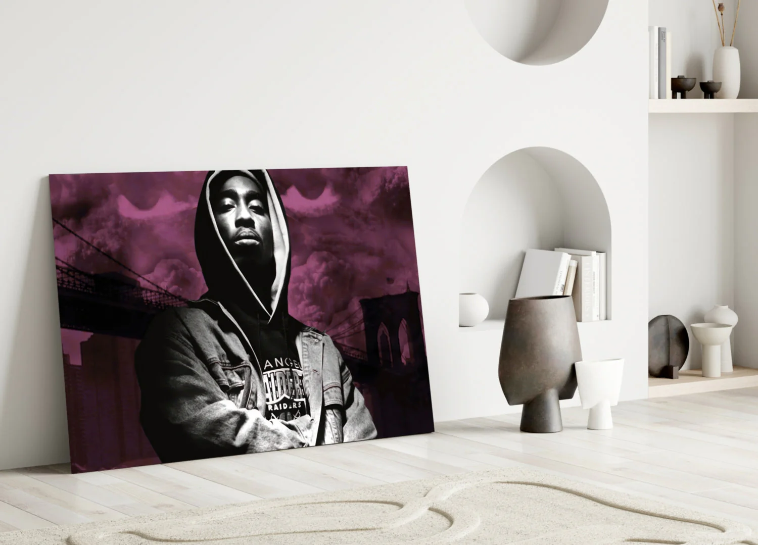 Tupac Shakur Glass Wall Art - Image 4