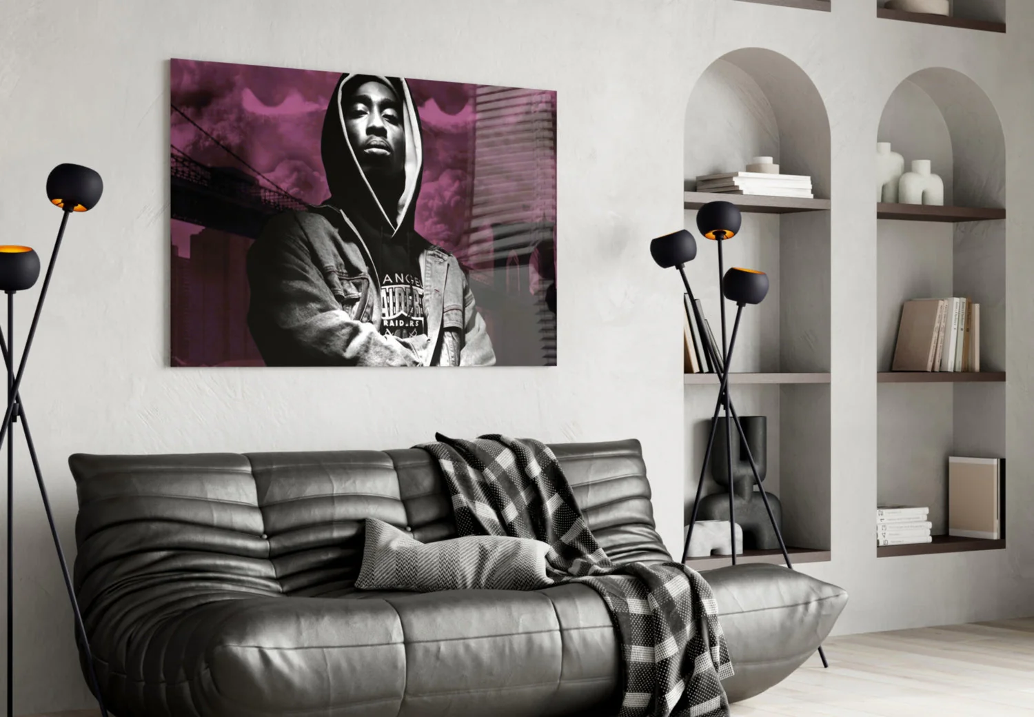 Tupac Shakur Glass Wall Art - Image 5