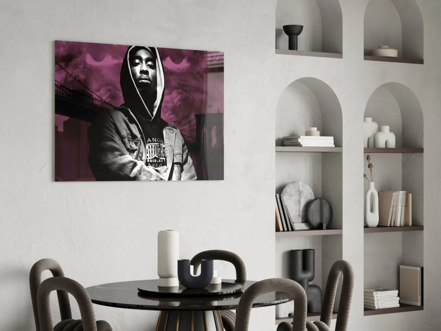 Tupac Shakur Glass Wall Art - Image 6