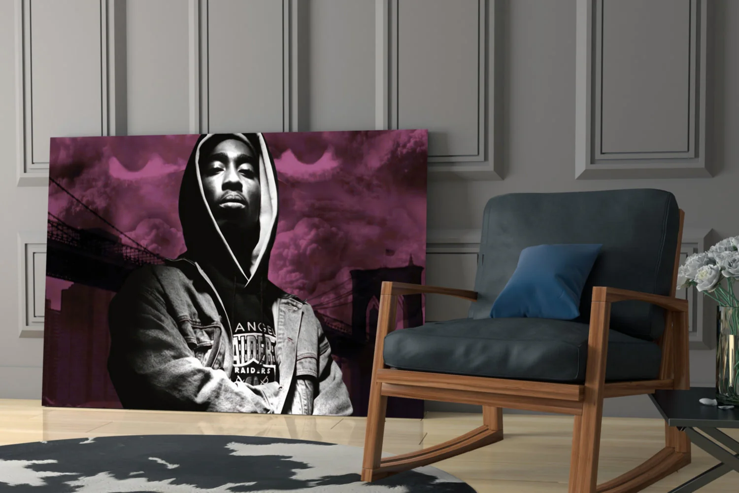 Tupac Shakur Glass Wall Art - Image 7