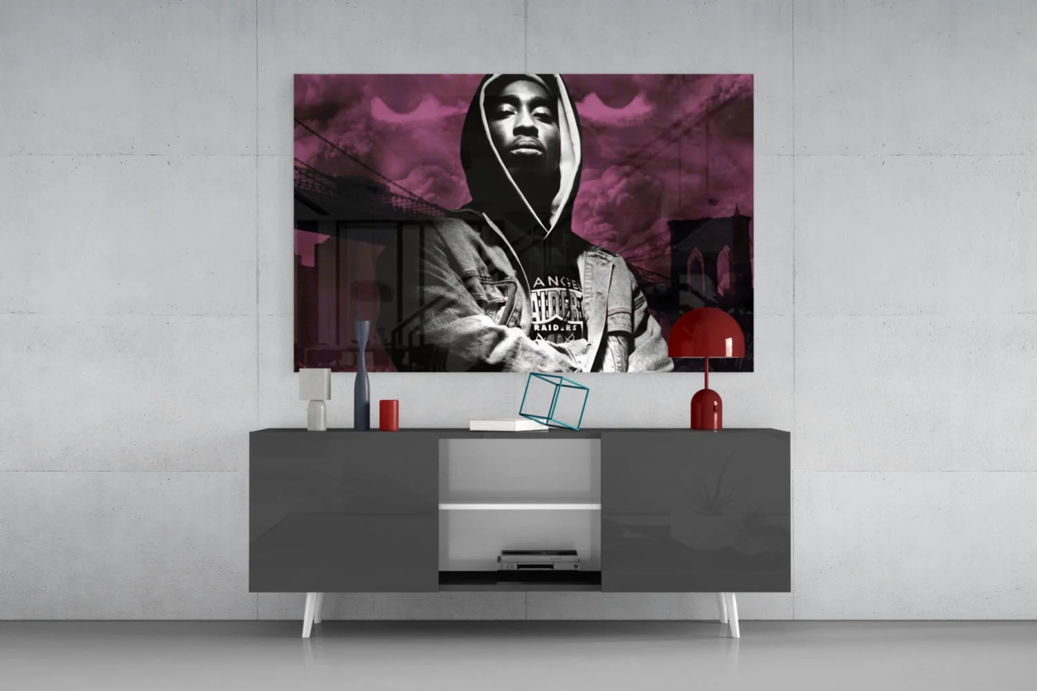 Tupac Shakur Glass Wall Art - Image 9