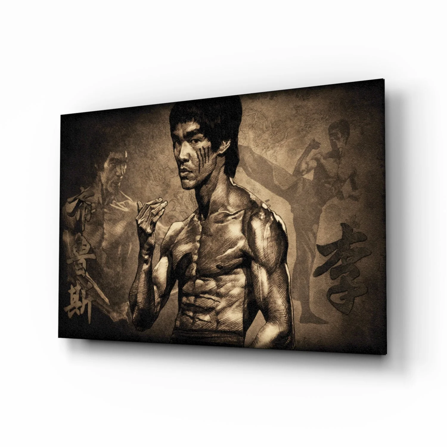 Bruce Lee Glass Wall Art - Image 2