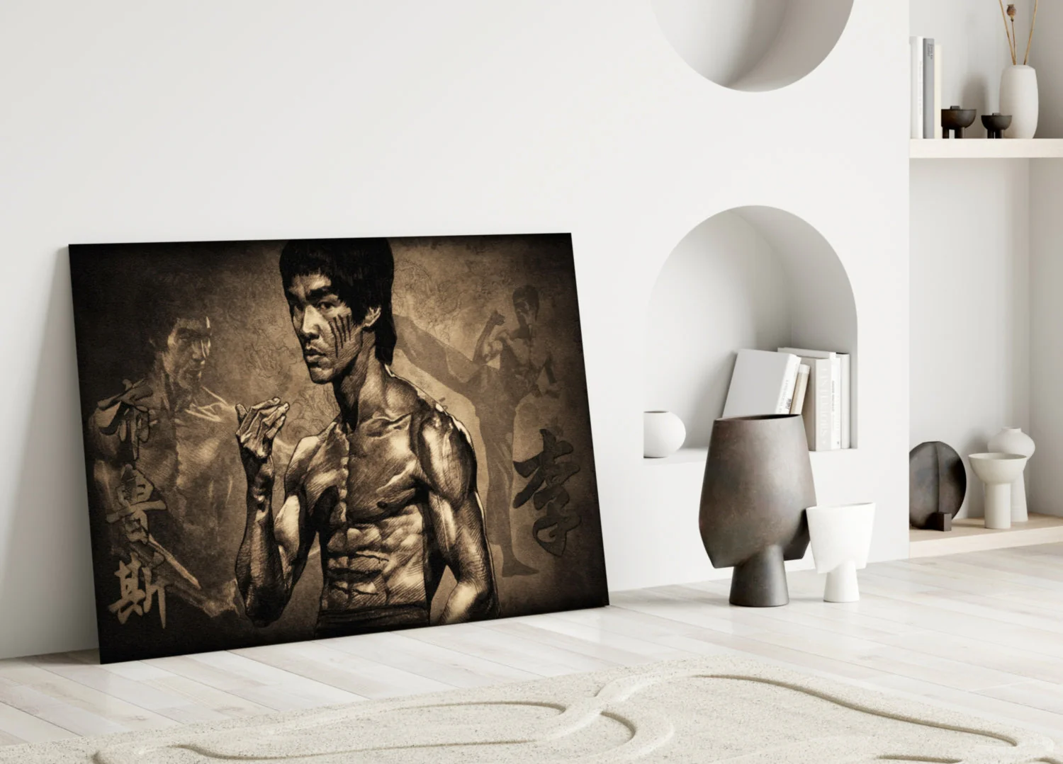 Bruce Lee Glass Wall Art - Image 4