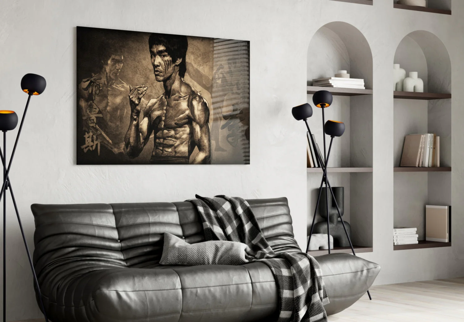 Bruce Lee Glass Wall Art - Image 5