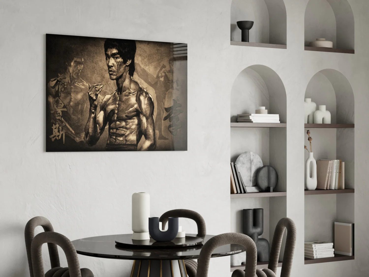 Bruce Lee Glass Wall Art - Image 6