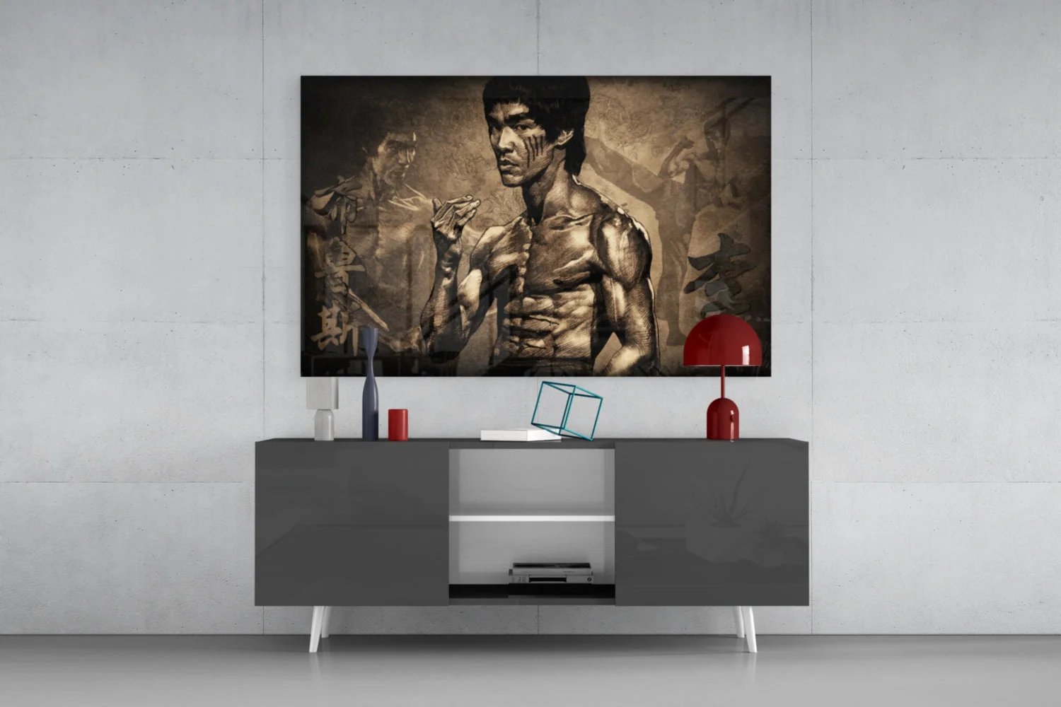 Bruce Lee Glass Wall Art - Image 9