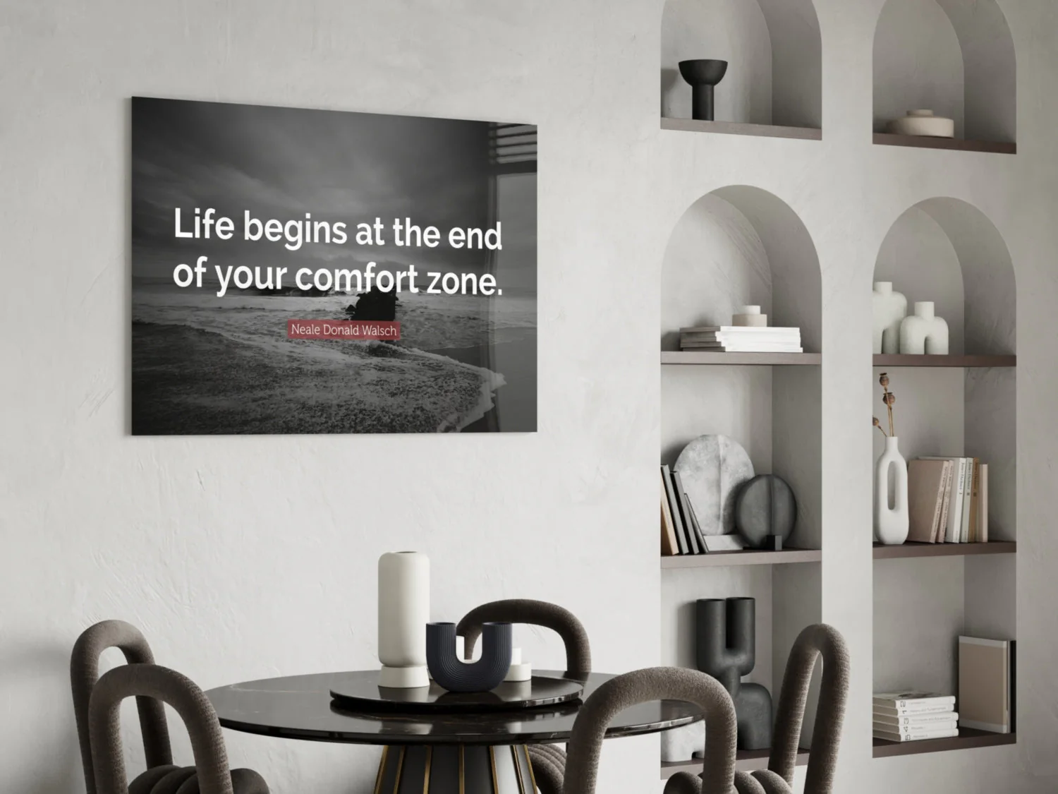Where the Life Begins?  Glass Wall Art - Image 6
