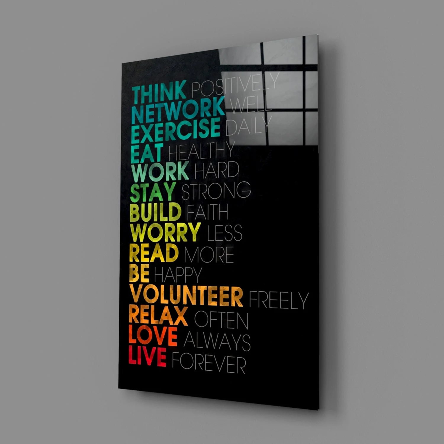 Advices Glass Wall Art - Image 3