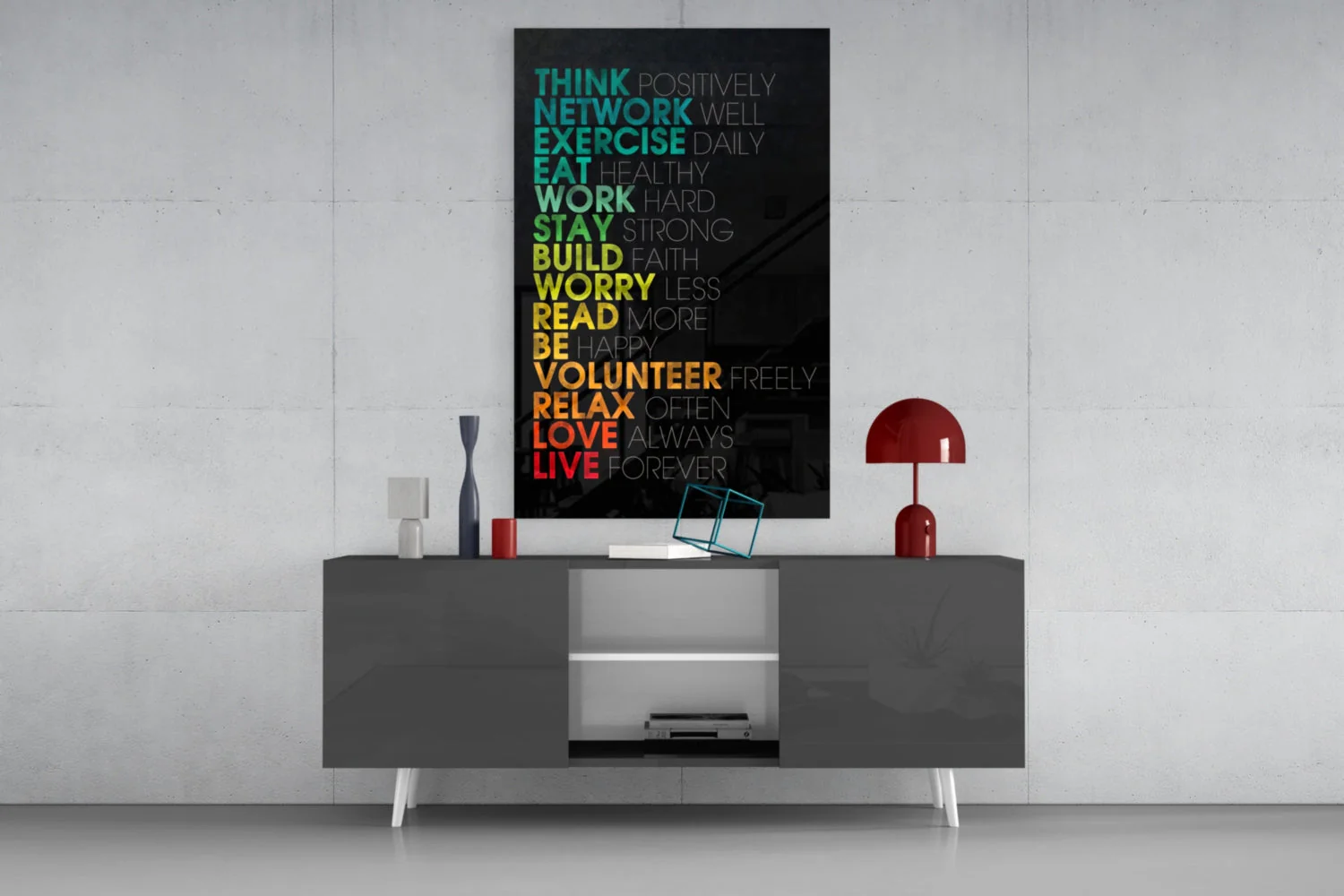 Advices Glass Wall Art - Image 9