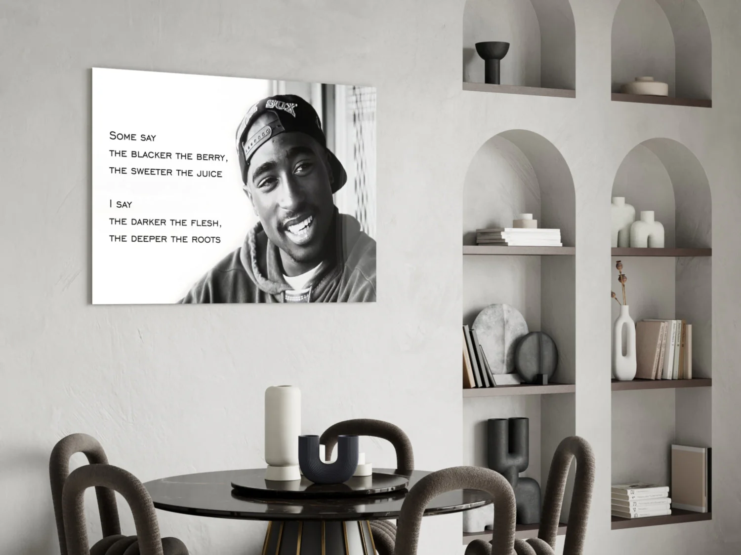 Tupac Shakur Glass Wall Art - Image 6