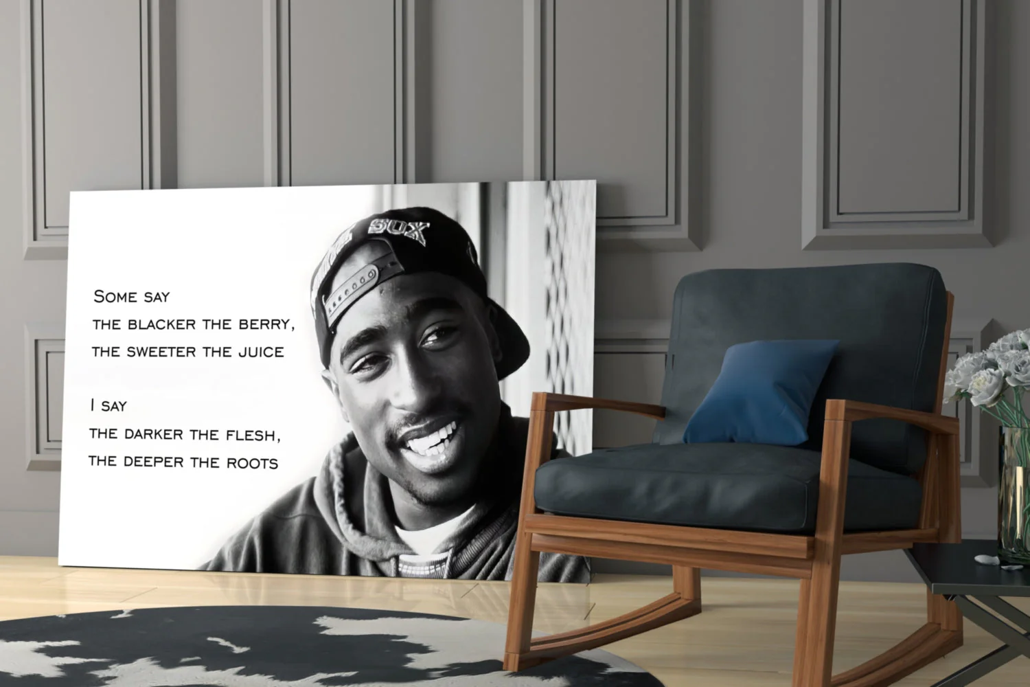 Tupac Shakur Glass Wall Art - Image 7