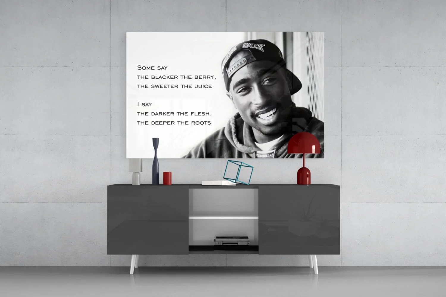 Tupac Shakur Glass Wall Art - Image 9