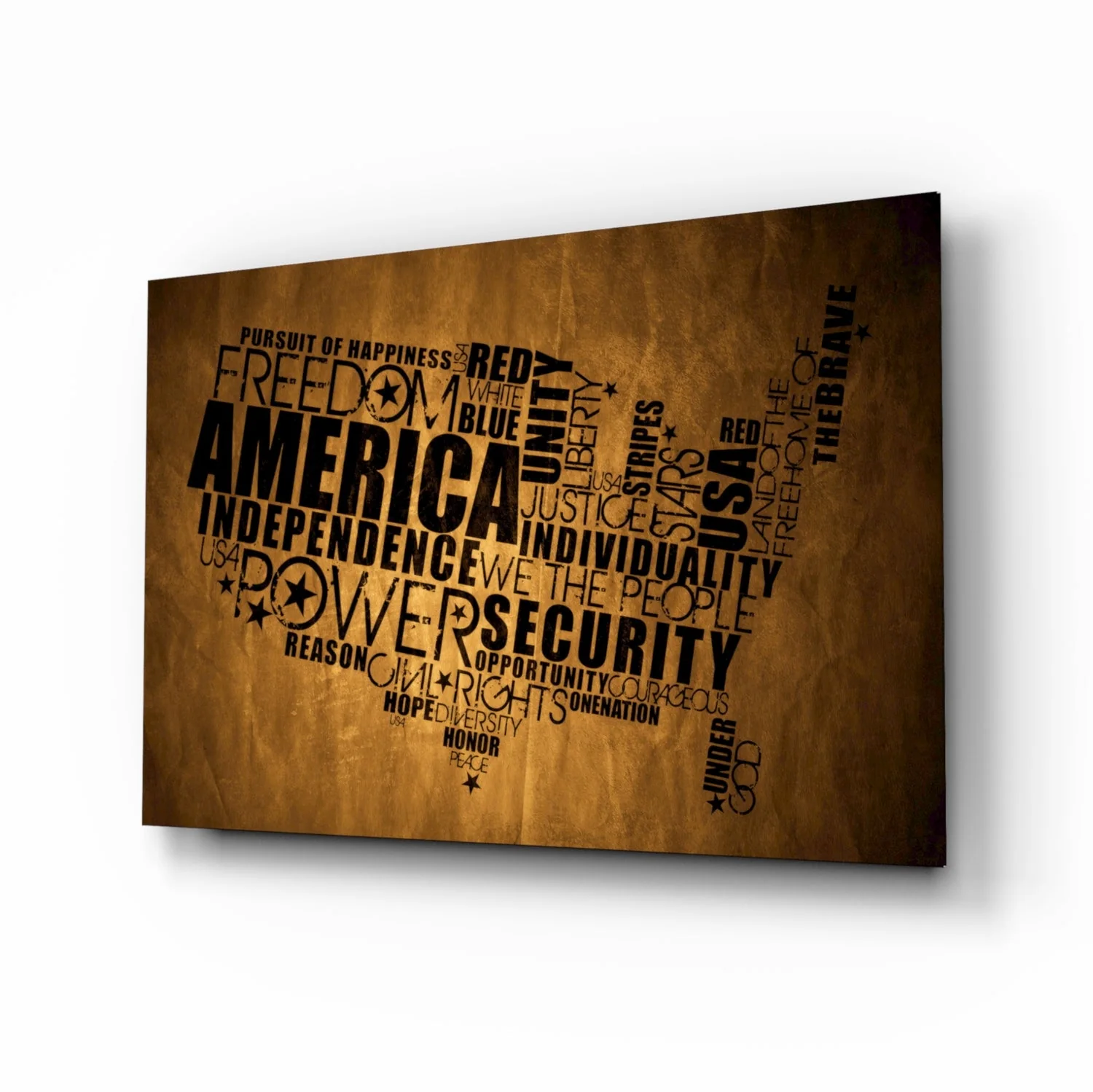 USA Map Glass Wall Art - Image 2
