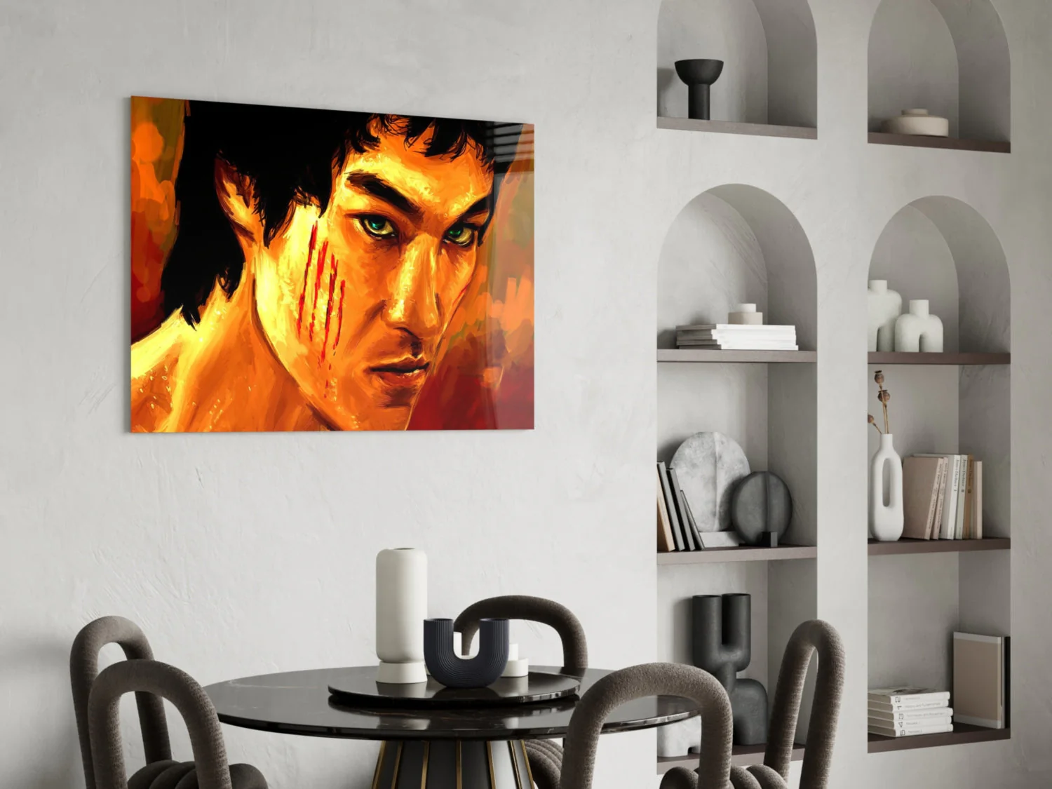 Bruce Lee Glass Wall Art - Image 6