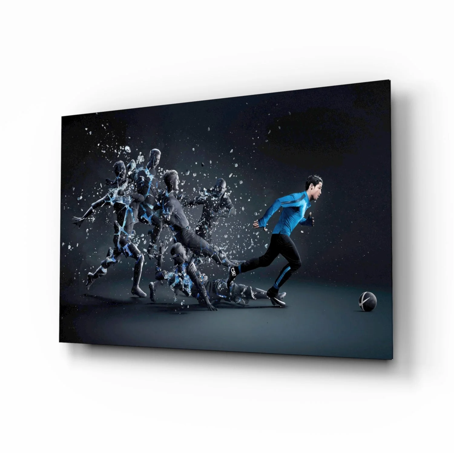 Christiano Ronaldo Glass Wall Art - Image 2