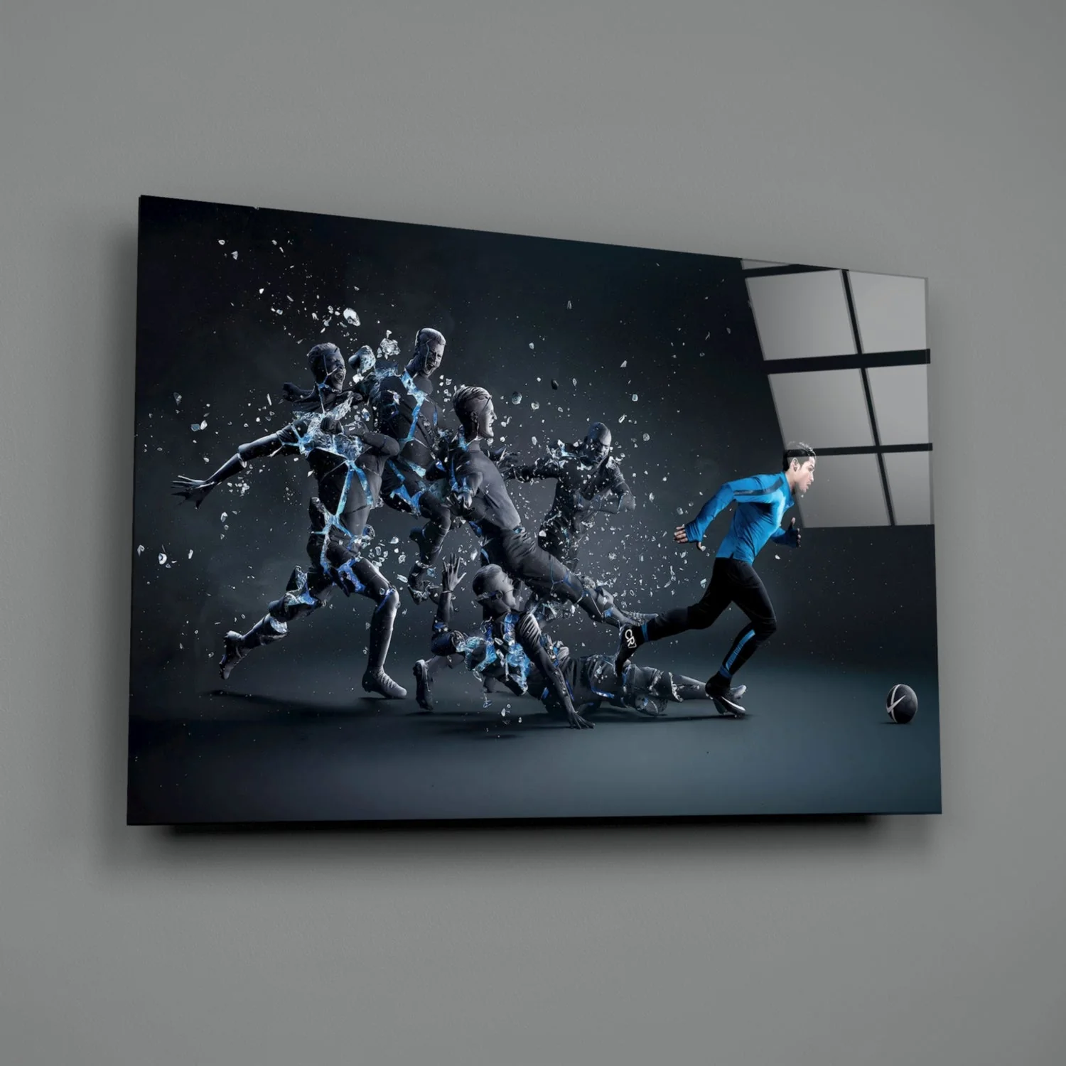 Christiano Ronaldo Glass Wall Art - Image 3