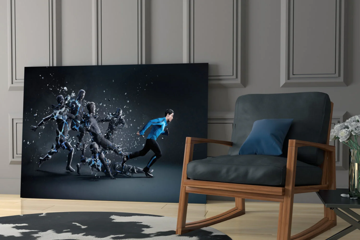 Christiano Ronaldo Glass Wall Art - Image 7