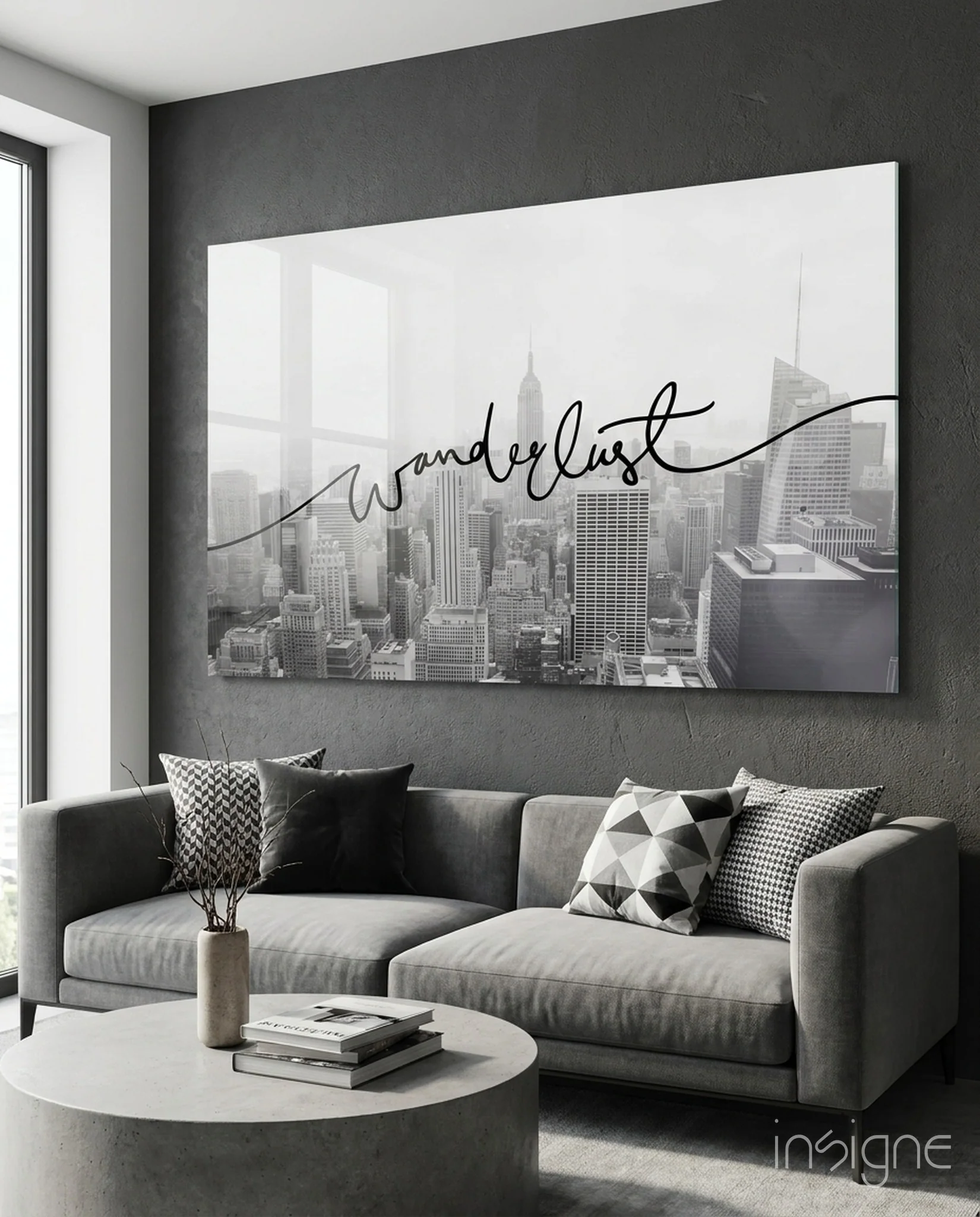 Wanderlust Glass Wall Art