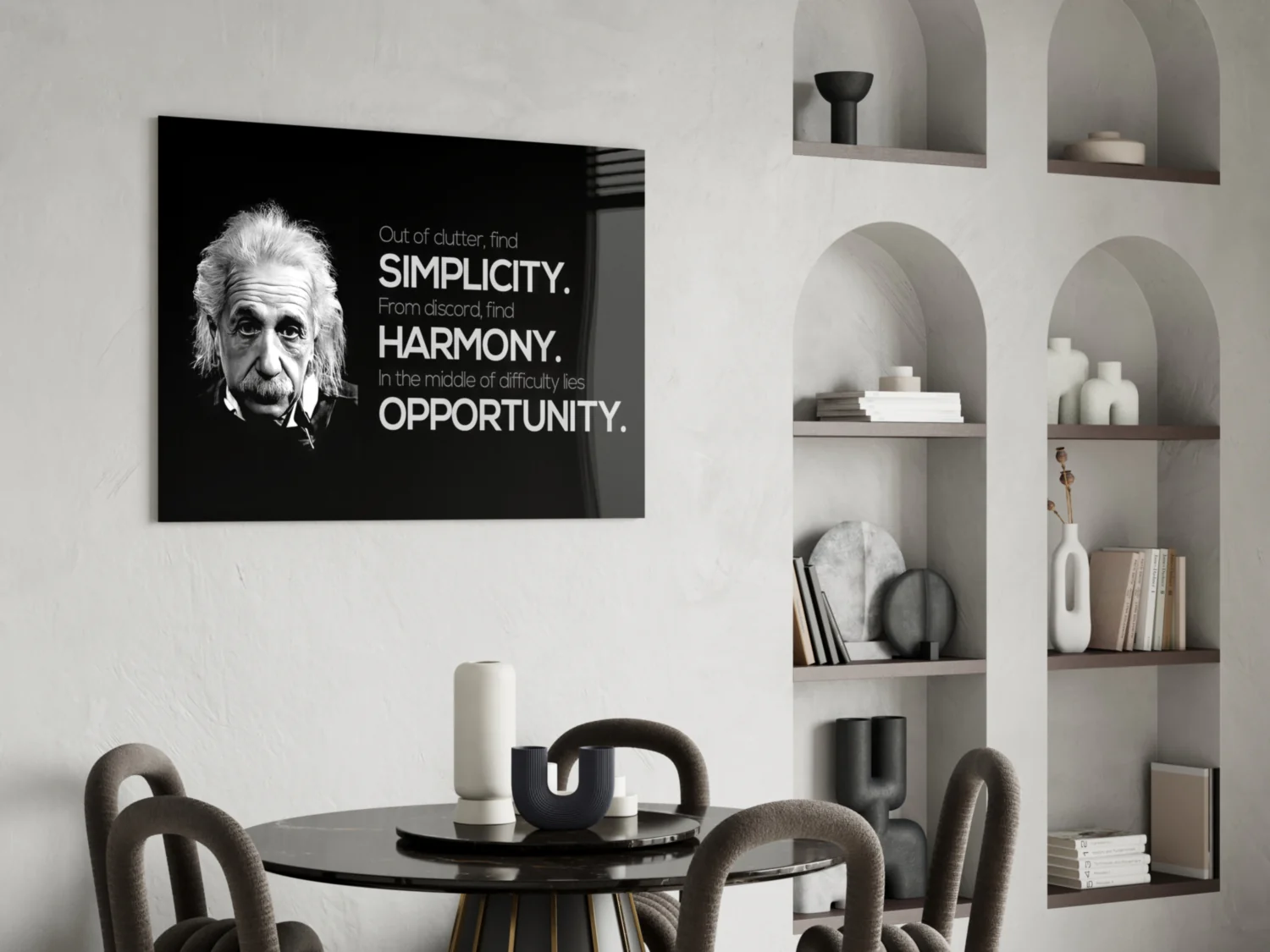 Einstein Glass Wall Art - Image 6