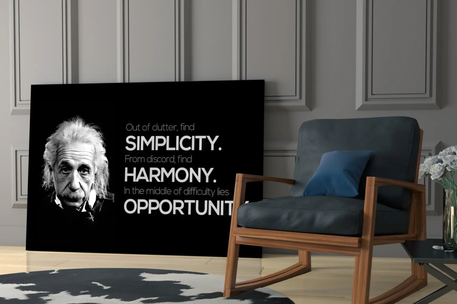 Einstein Glass Wall Art - Image 7