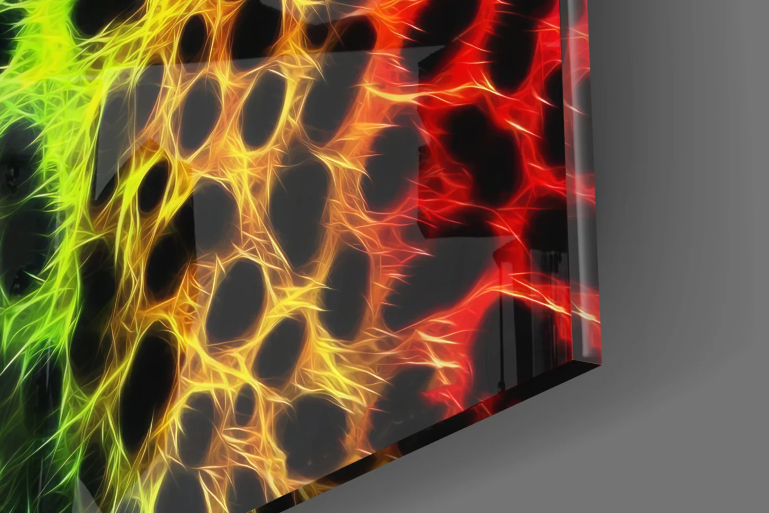 Leopard Glass Wall Art - Image 8