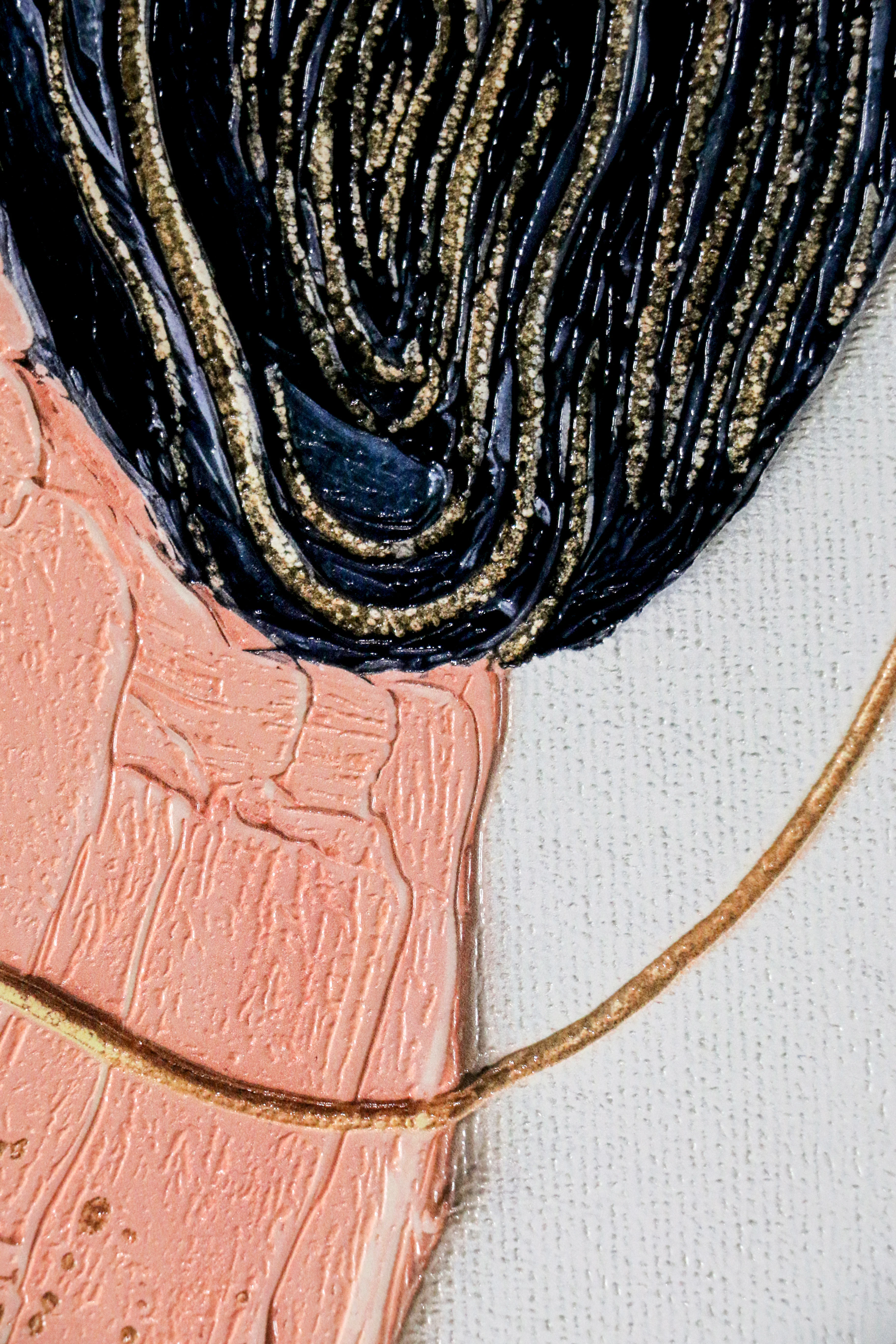 Celestial Equilibrium — 3D Haptic Embossed High-Gloss Luxury Wall Art - Image 2