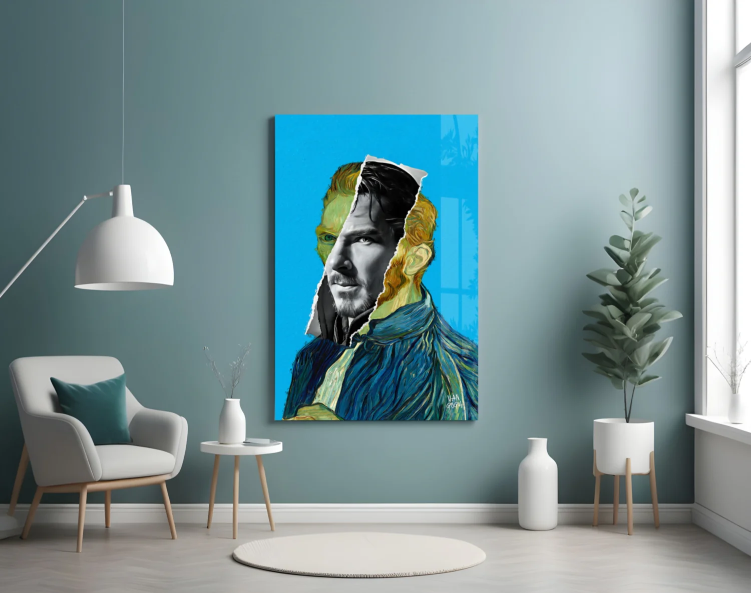 Contemporary Gogh Glass Wall Art || Designer Collection - Image 5