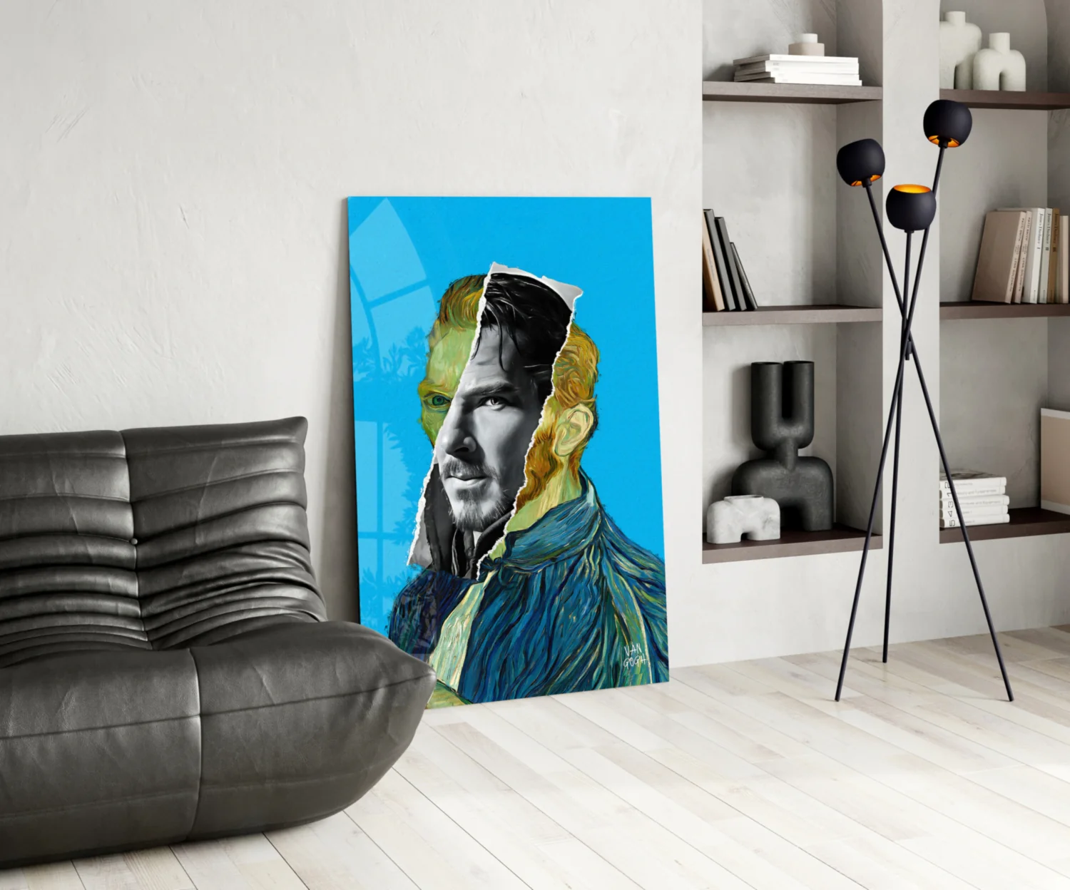Contemporary Gogh Glass Wall Art || Designer Collection - Image 6