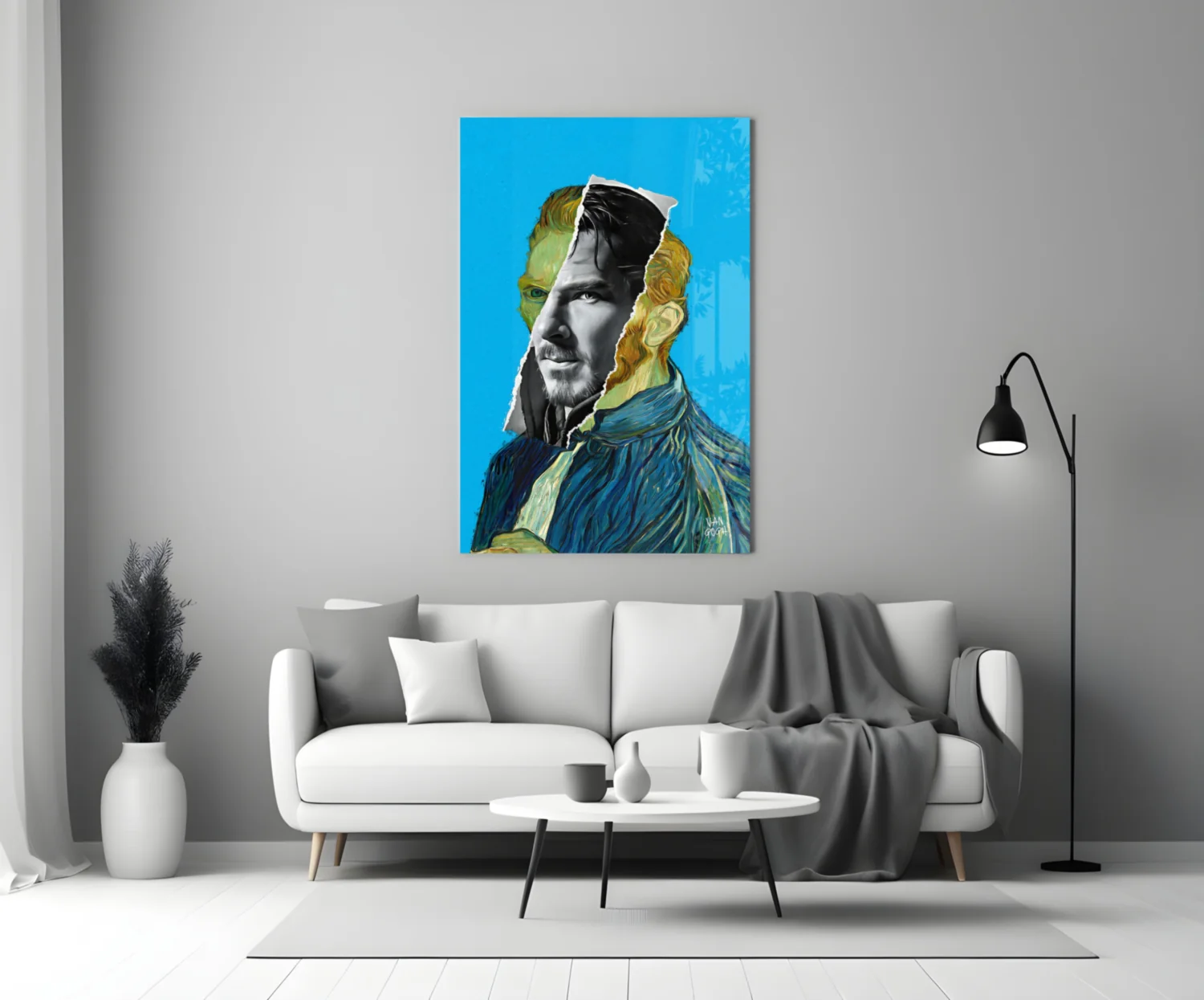 Contemporary Gogh Glass Wall Art || Designer Collection - Image 4