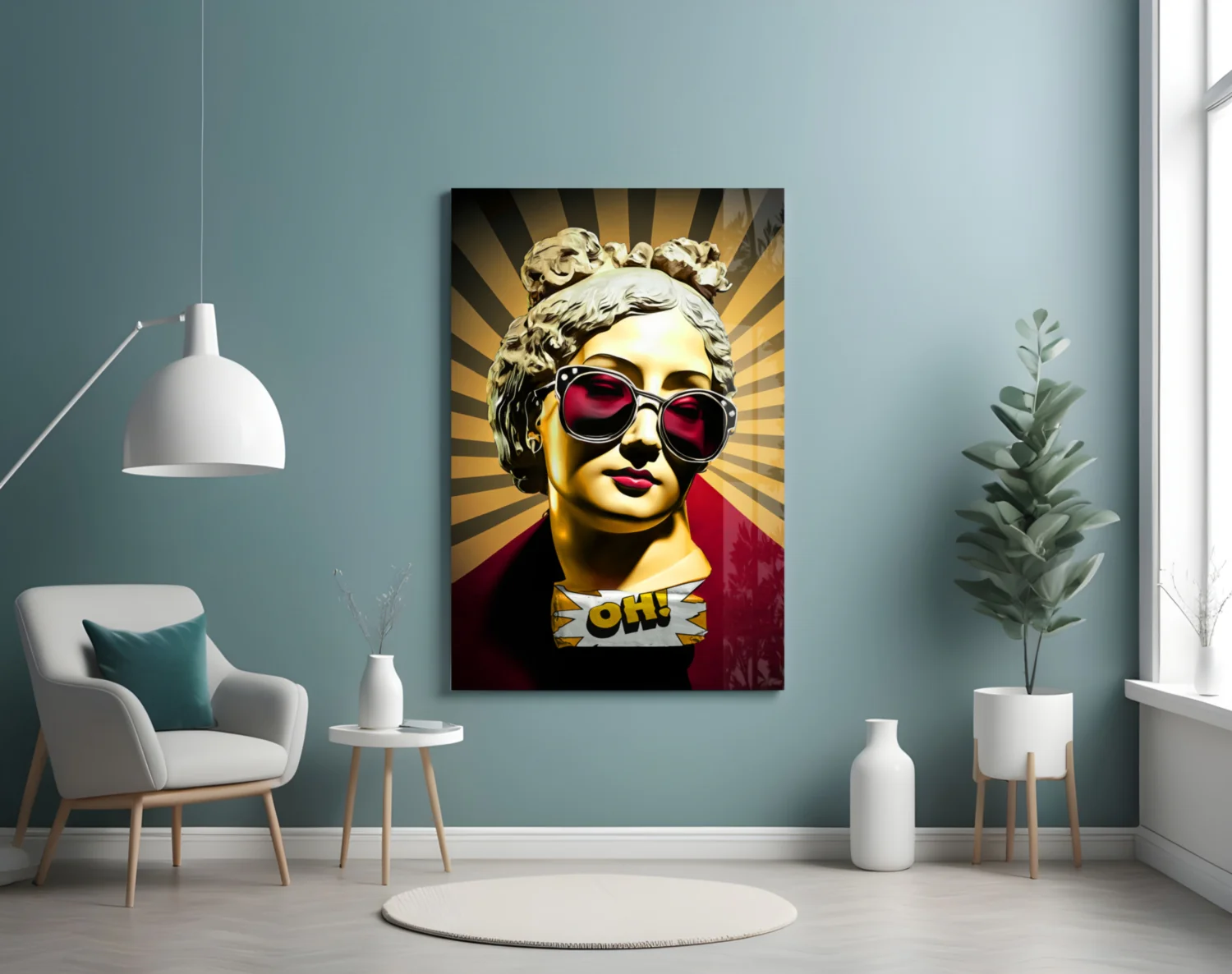 Oh! Glass Wall Art || Designer Collection - Image 5