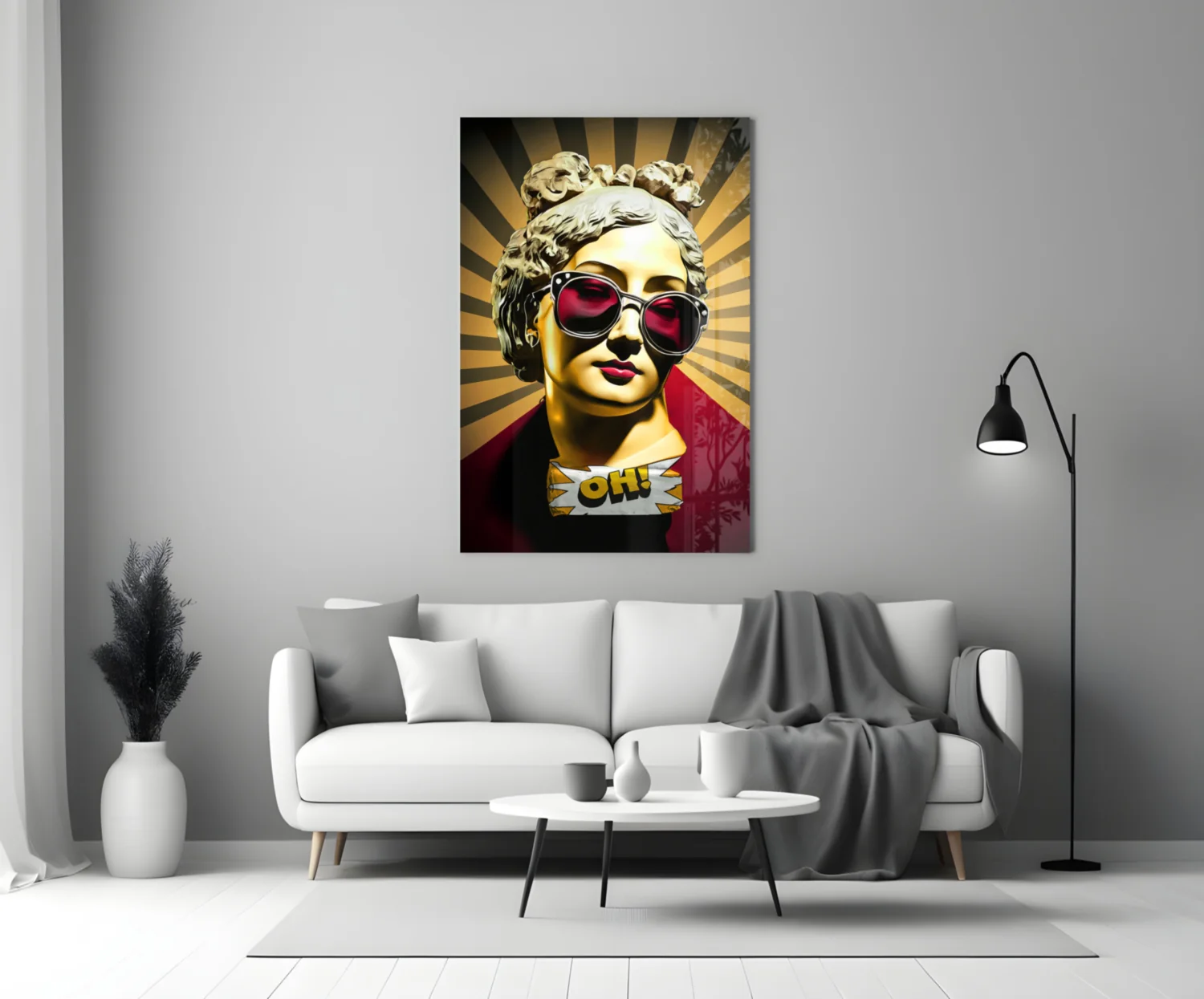 Oh! Glass Wall Art || Designer Collection - Image 4