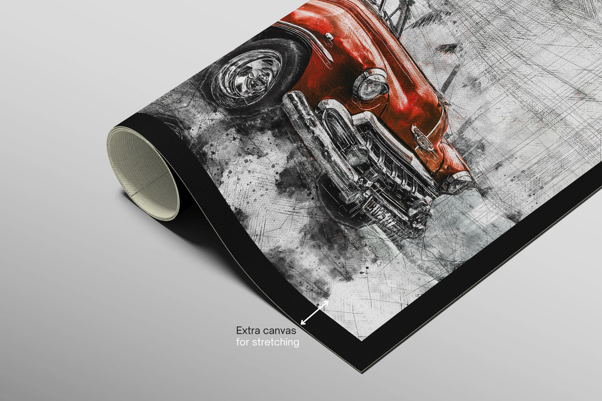 Crimson Chrome Classic — Haptic 3D Embossed + Gloss Lacquer Print - Image 7