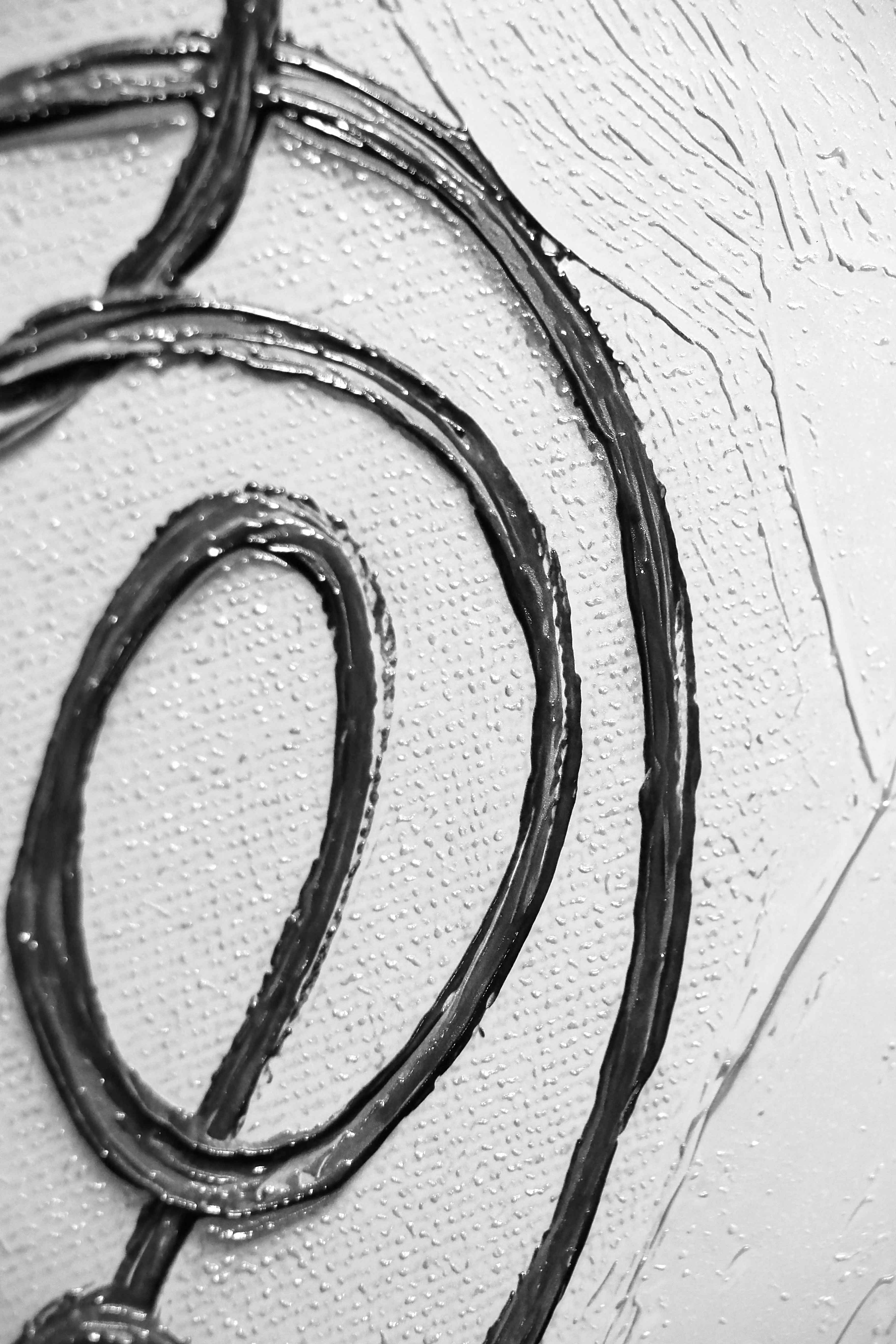 Crimson & Ochre Lyric — 3D Haptic Embossed High-Gloss Luxury Wall Art - Image 9