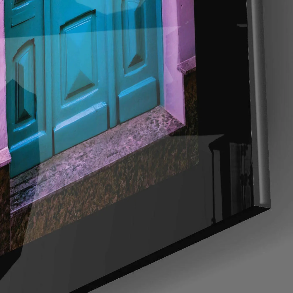 Colorful Building Glass Wall Art - Image 3