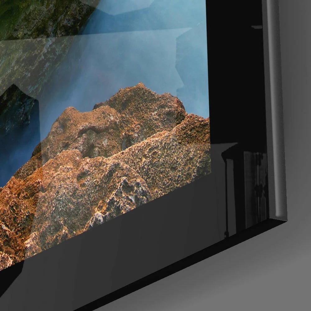 Sunset on the Beach Glass Wall Art - Image 3