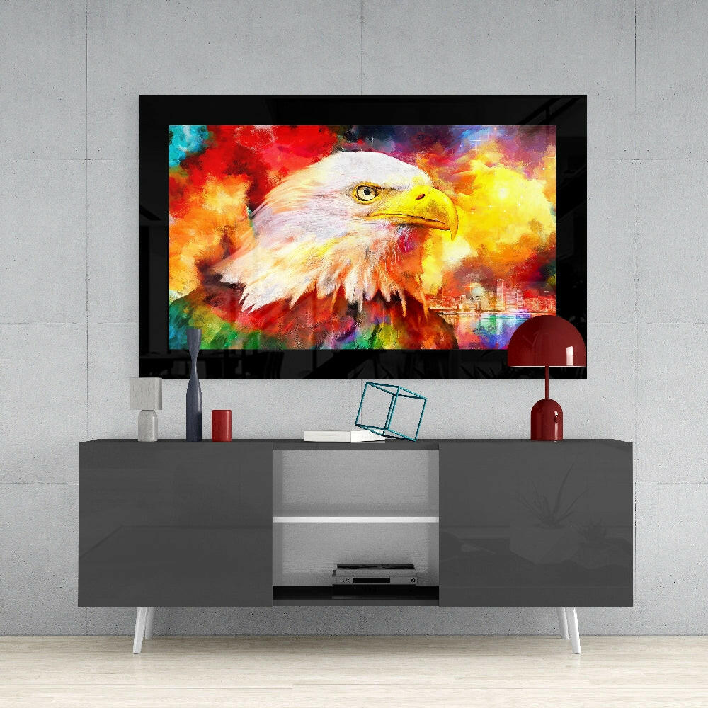 Eagle Glass Wall Art - Image 4