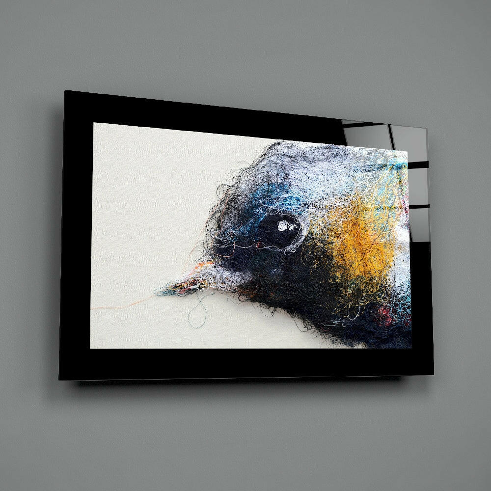 Cute Bird Glass Wall Art - Image 2