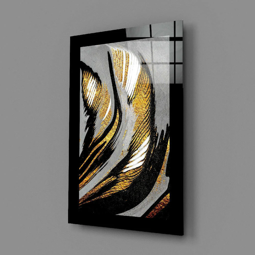 Gold Dust Glass Wall Art - Image 2