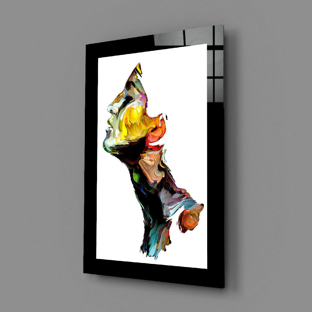 Abstract Thoughts Glass Wall Art - Image 2