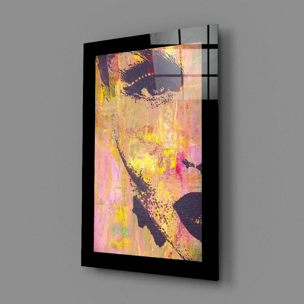 Woman Portrait Glass Wall Art - Image 2