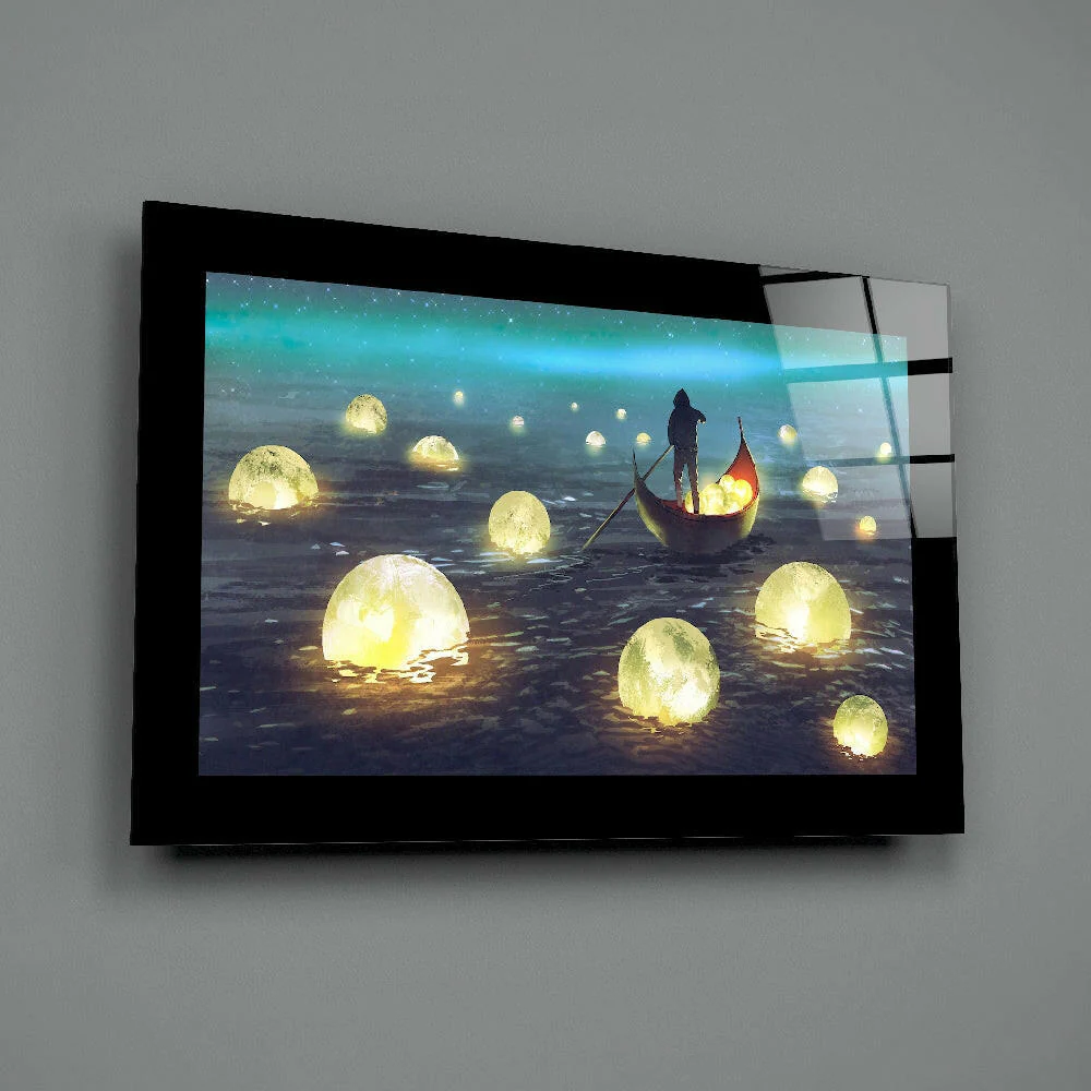 Moon Collector Glass Wall Art - Image 2