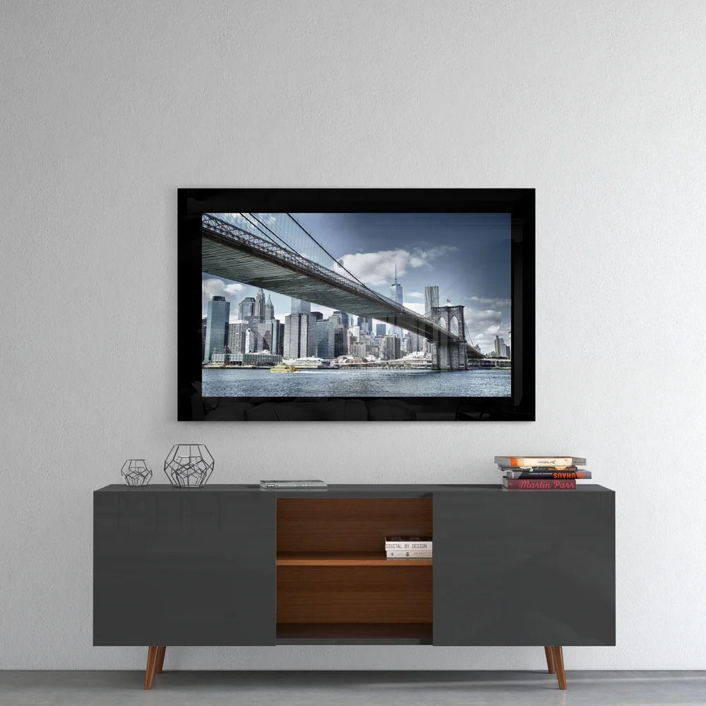 Brooklyn Bridge Glass Wall Art - Image 4