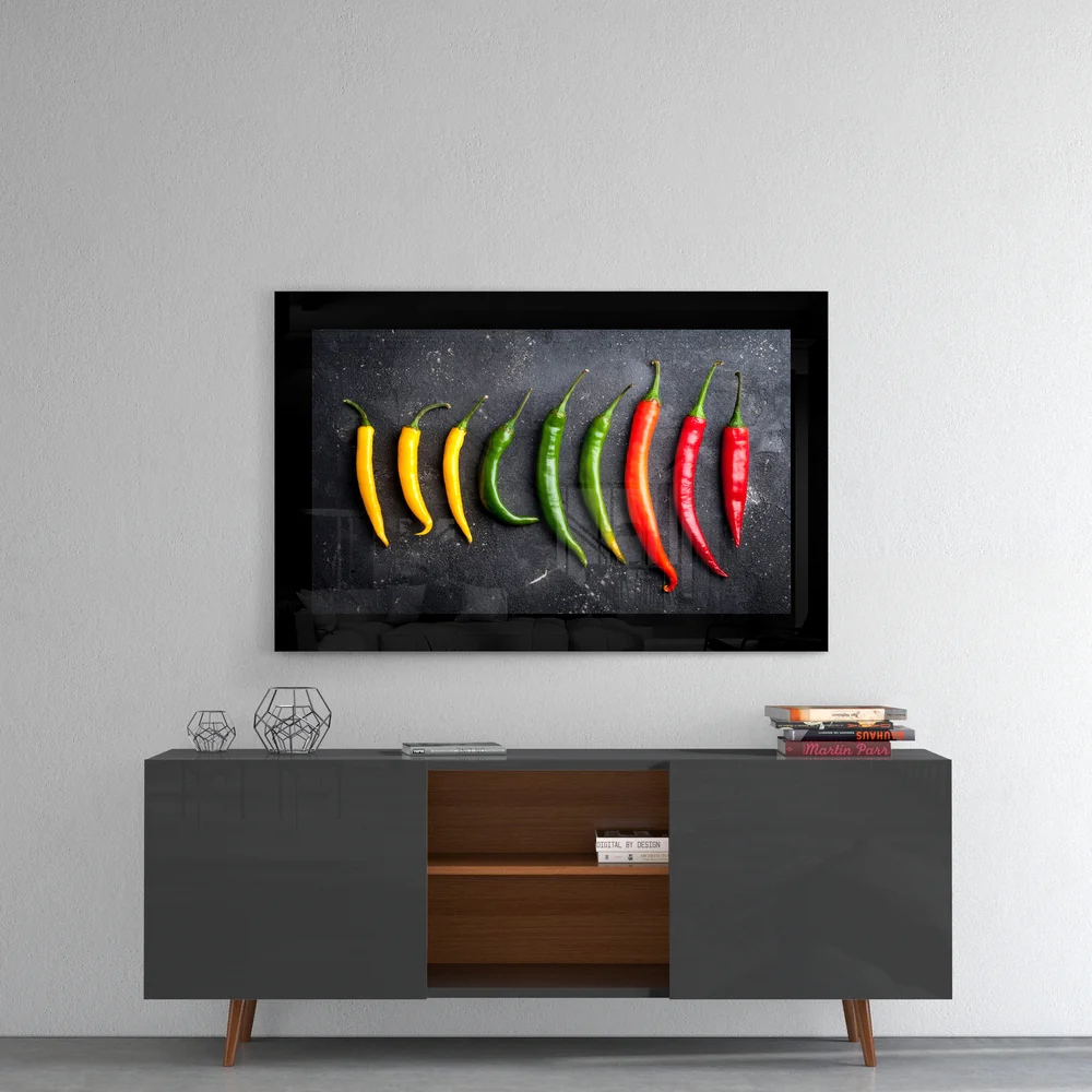 Peppers Glass Wall Art - Image 4