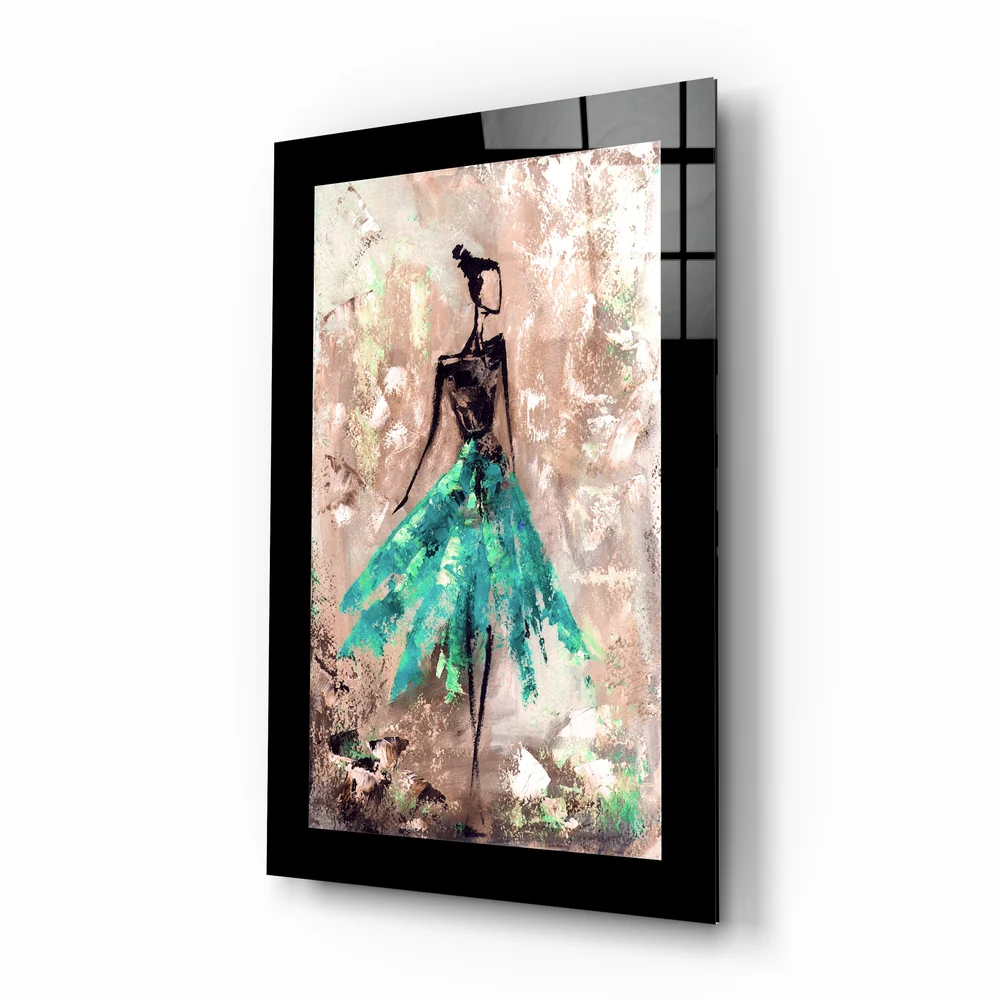 Ballerina Glass Wall Art