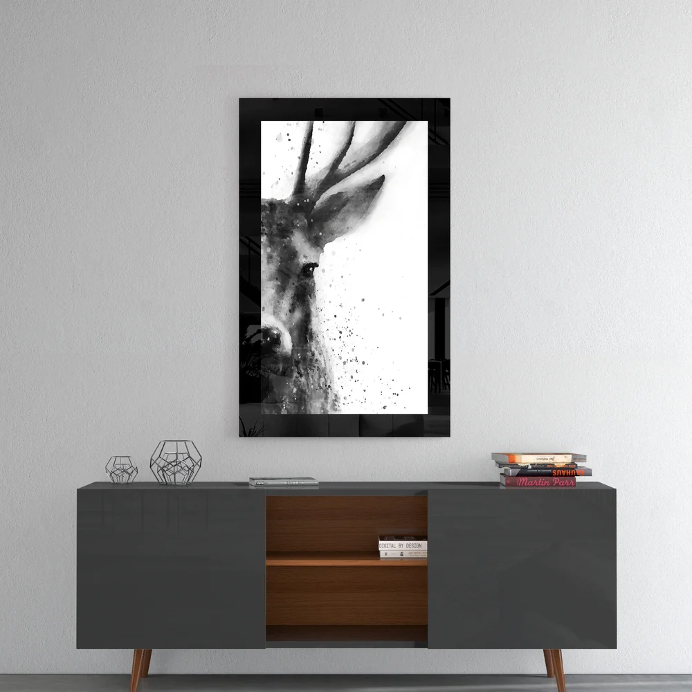 Deer Glass Wall Art - Image 4