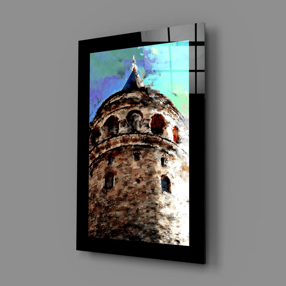 Galata Tower Glass Wall Art - Image 2